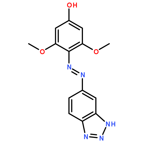 PHENOL, 4-(1H-BENZOTRIAZOL-5-YLAZO)-3,5-DIMETHOXY-