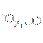 Benzenesulfonic acid, 4-methyl-, [1-(3-pyridinyl)ethylidene]hydrazide