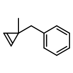 Benzene, [(1-methyl-2-cyclopropen-1-yl)methyl]-