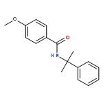 Benzamide, 4-methoxy-N-(1-methyl-1-phenylethyl)-