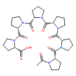 L-PROLINE, 1-ACETYL-L-PROLYL-L-PROLYL-L-PROLYL-L-PROLYL-L-PROLYL-