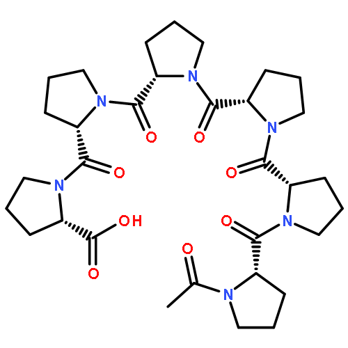 L-PROLINE, 1-ACETYL-L-PROLYL-L-PROLYL-L-PROLYL-L-PROLYL-L-PROLYL-