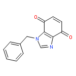 1H-BENZIMIDAZOLE-4,7-DIONE, 1-(PHENYLMETHYL)-