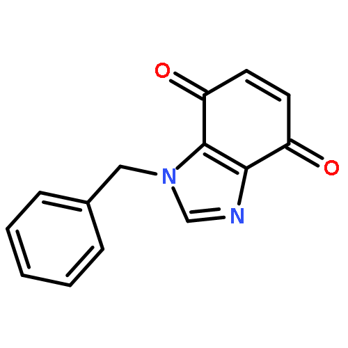 1H-BENZIMIDAZOLE-4,7-DIONE, 1-(PHENYLMETHYL)-