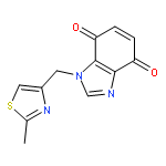 1H-Benzimidazole-4,7-dione, 1-[(2-methyl-4-thiazolyl)methyl]-