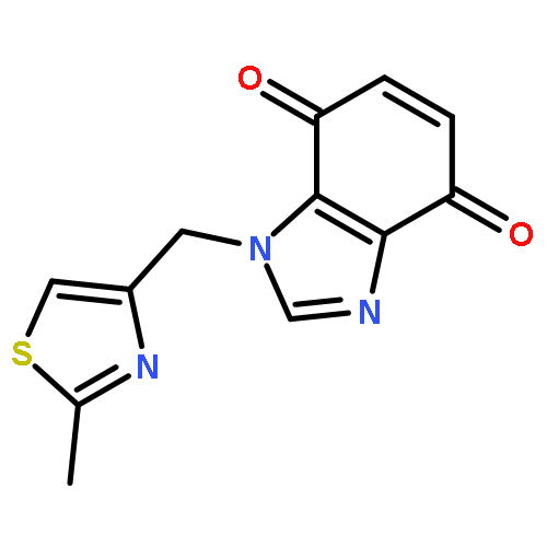 1H-Benzimidazole-4,7-dione, 1-[(2-methyl-4-thiazolyl)methyl]-