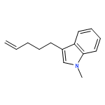 1H-INDOLE, 1-METHYL-3-(4-PENTENYL)-