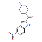 PIPERAZINE, 1-METHYL-4-[(5-NITRO-1H-INDOL-2-YL)CARBONYL]-