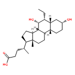 (4R)-4-[(3R,5S,6R,7R,8S,9S,10S,13R,14S,17R)-6-ETHYL-3,7-DIHYDROXY-10,13-DIMETHYL-2,3,4,5,6,7,8,9,11,12,14,15,16,17-TETRADECAHYDRO-1H-CYCLOPENTA[A]PHENANTHREN-17-YL]PENTANOIC ACID