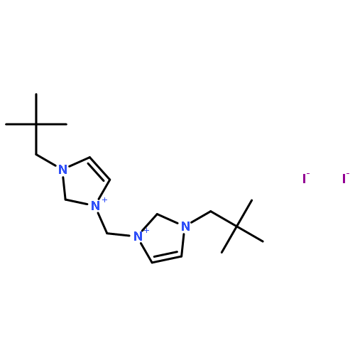 1H-Imidazolium, 1,1'-methylenebis[3-(2,2-dimethylpropyl)-, diiodide