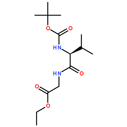 Glycine, N-[N-[(1,1-dimethylethoxy)carbonyl]-L-valyl]-, ethyl ester