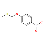 Benzene, 1-[(methylthio)methoxy]-4-nitro-