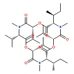 Cyclo[(2R)-2-hydroxy-3-methylbutanoyl-N-methyl-L-isoleucyl-(2R)-2-hydroxy-3-methylbutanoyl-N-methyl-L-isoleucyl-(2R)-2-hydroxy-3-methylbutanoyl-N-methyl-L-valyl]