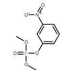 Phosphoric acid, dimethyl 3-nitrophenyl ester