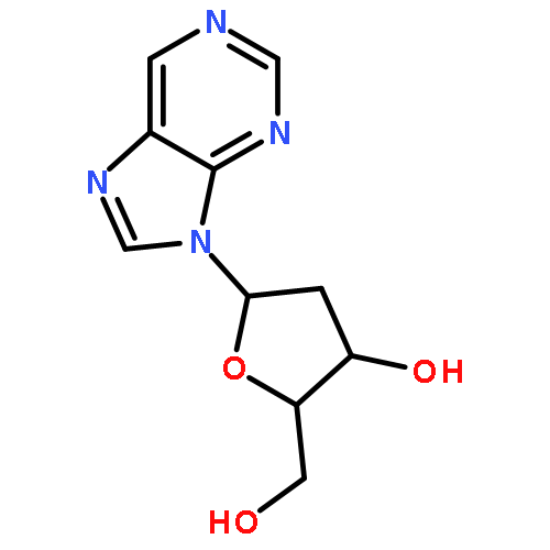 2-(hydroxymethyl)-5-purin-9-yloxolan-3-ol