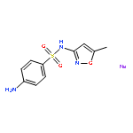 Benzenesulfonamide, 4-amino-N-(5-methyl-3-isoxazolyl)-, sodium salt (1:1)