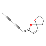 1,6-Dioxaspiro[4.4]non-3-ene, 2-(2,4-hexadiynylidene)-, (Z)-