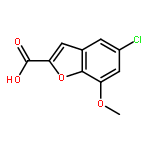 5-Chloro-7-methoxybenzofuran-2-carboxylic acid