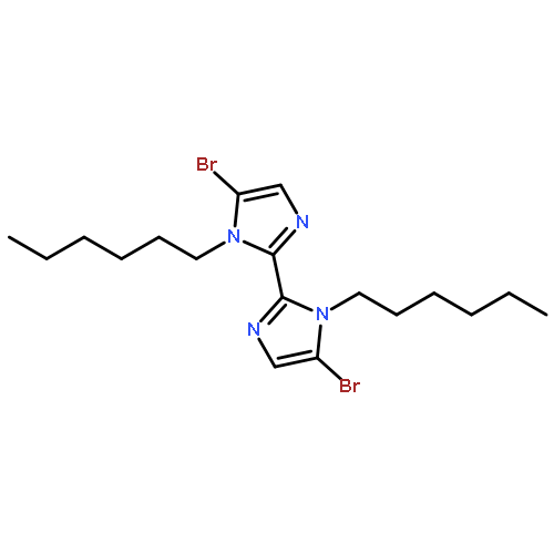 2,2'-Bi-1H-imidazole, 5,5'-dibromo-1,1'-dihexyl-