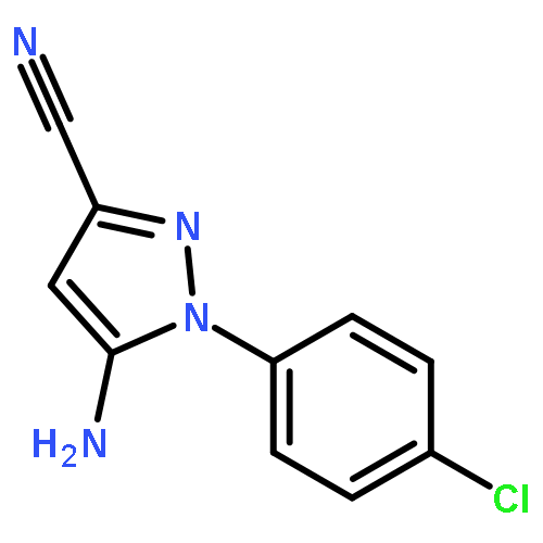 5-amino-1-(4-chlorophenyl)pyrazole-3-carbonitrile