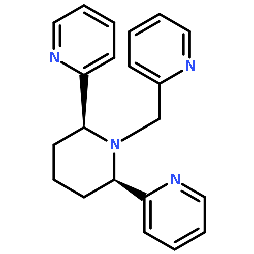 Pyridine, 2,2'-[(2R,6S)-1-(2-pyridinylmethyl)-2,6-piperidinediyl]bis-, rel-