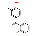 METHANONE, (2-FLUOROPHENYL)(4-HYDROXY-3-IODOPHENYL)-