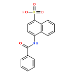 1-Naphthalenesulfonic acid, 4-(benzoylamino)-