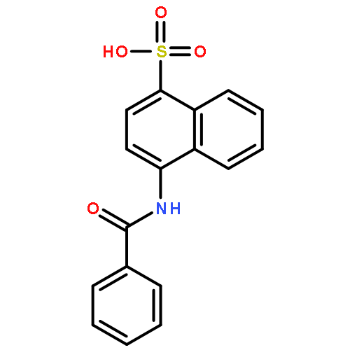 1-Naphthalenesulfonic acid, 4-(benzoylamino)-