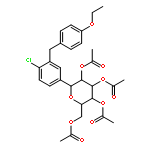 (3R,4R,5R,6S)-2-(acetoxyMethyl)-6-(4-chloro-3-(4-ethoxybenzyl)phenyl)tetrahydro-2H-pyran-3,4,5-triyl triacetate