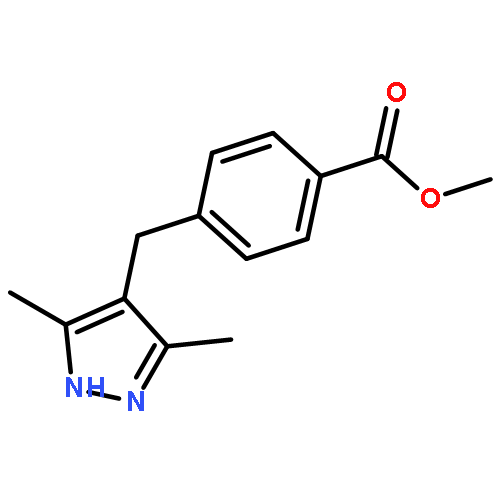 BENZOIC ACID, 4-[(3,5-DIMETHYL-1H-PYRAZOL-4-YL)METHYL]-, METHYL ESTER