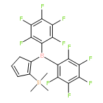 [2-BIS(2,3,4,5,6-PENTAFLUOROPHENYL)BORANYLCYCLOPENTA-1,4-DIEN-1-YL]-TRIMETHYLSILANE