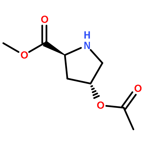 L-Proline, 4-(acetyloxy)-, methyl ester, trans-