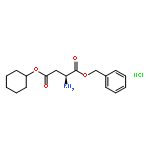 L-ASPARTIC ACID, 4-CYCLOHEXYL 1-(PHENYLMETHYL) ESTER, HYDROCHLORIDE