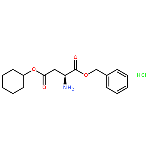 L-ASPARTIC ACID, 4-CYCLOHEXYL 1-(PHENYLMETHYL) ESTER, HYDROCHLORIDE