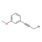 Benzene, 1-(3-bromo-1-propynyl)-3-methoxy-