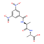 (2S)-2-[[(2S)-2-[(3,5-DINITROBENZOYL)AMINO]PROPANOYL]AMINO]PROPANOIC ACID