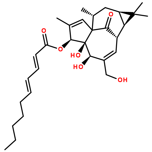 3-O-(2'E,4'E-Decadienoyl)ingenol