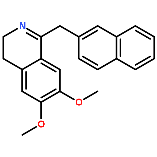 Isoquinoline, 3,4-dihydro-6,7-dimethoxy-1-(2-naphthalenylmethyl)-