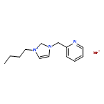 1H-Imidazolium, 1-butyl-3-(2-pyridinylmethyl)-, bromide