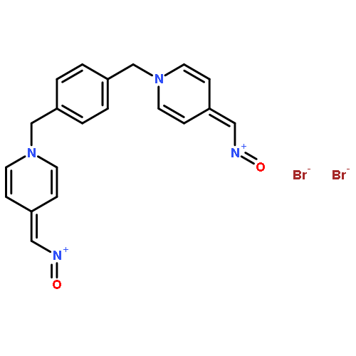 [benzene-1,4-diylbis(methanediylpyridin-1-yl-4-ylidene)]bis(N-oxomethanaminium) dibromide