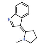 3H-Indole, 3-(1-methyl-2-pyrrolidinylidene)-