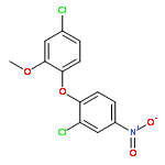 BENZENE, 2-CHLORO-1-(4-CHLORO-2-METHOXYPHENOXY)-4-NITRO-