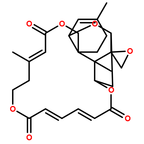 (4E,10E,12Z,16R,16aS,18R,19aR,23aR)-5,16a,21-trimethyl-6,7,16,16a,22,23-hexahydro-3H,18H,19aH-spiro[16,18-methano[1,6,12]trioxacyclooctadecino[3,4-d]chromene-17,2'-oxirane]-3,9,14-trione