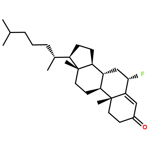 Cholest-4-en-3-one, 6-fluoro-, (6a)-