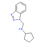 N-(1H-benzotriazol-1-ylmethyl)cyclopentanamine