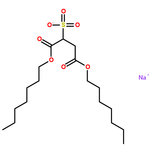 sodium 1,4-diheptyl sulphonatosuccinate