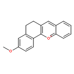 BENZO[C]XANTHYLIUM, 5,6-DIHYDRO-3-METHOXY-