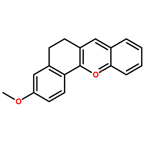 BENZO[C]XANTHYLIUM, 5,6-DIHYDRO-3-METHOXY-