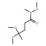 PENTANAMIDE, N,4,4-TRIMETHOXY-N-METHYL-