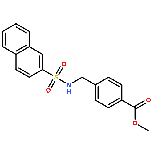 BENZOIC ACID, 4-[[(2-NAPHTHALENYLSULFONYL)AMINO]METHYL]-, METHYL ESTER